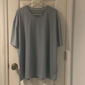 Reel Legends XXL Short Sleeve Blue V-Neck Shirt